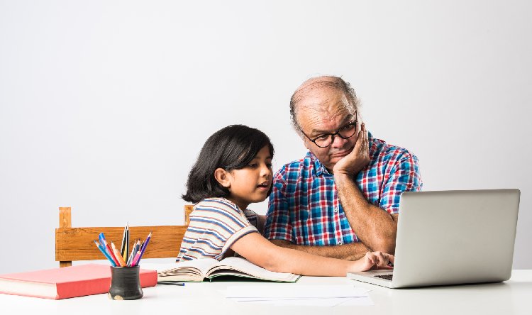 The silent hero elders as heroes who still look after kids and grandkids